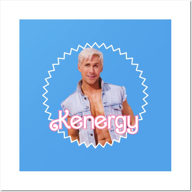 Kenergy Barbie Movie merch. Just Ken Wall Art by WeirdyTales